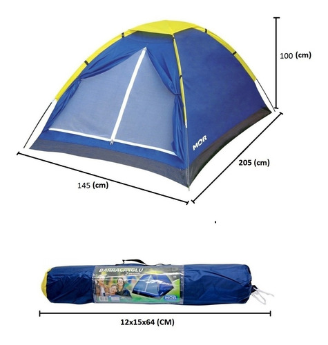 Barraca Acampamento Camping 2 Pessoas Lugares Tipo Iglu Mor