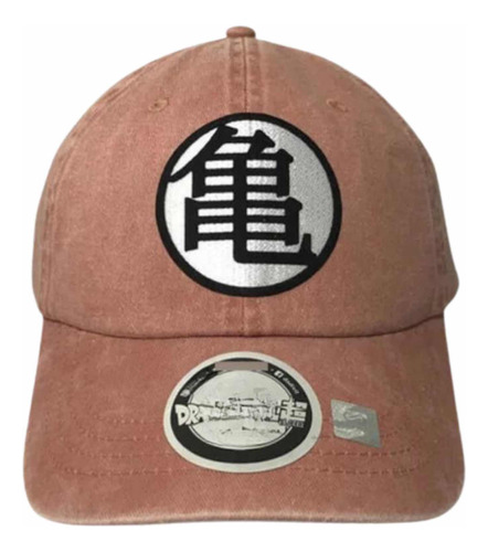 Gorra Dragon Ball Super Kanji Tortuga Naranja Vintage