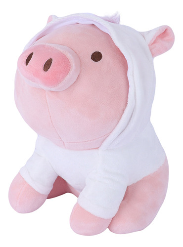 Miniso Peluche De Cerdito Sentado Con Capucha De Unicornio