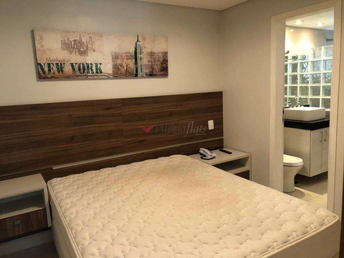 Imagem 7 de 10 de Flat Com 1 Dorm, Itaim Bibi, São Paulo, Cod: 64442708 - A64442708