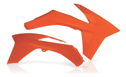 Set De Aletas Radiador Naranja Ktm Sx-f 250 2011 Cafe Race