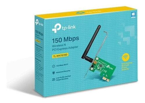 Placa De Rede Tp-link Tl-wn781nd 150mbps Pcie