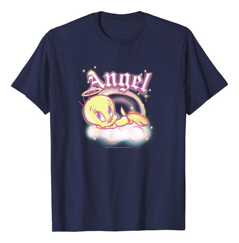 Camiseta Looney Tunes Bird Angel En Las Nubes
