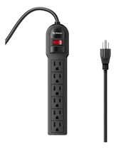 Comprar Tira Multicontactos De 6 Salidas Con Switch Reset  | 905-108