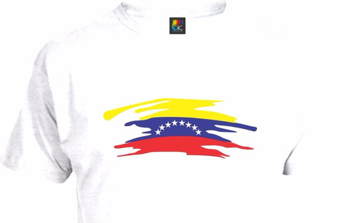 Remera Paises Banderas Personalizada Diseño -  Venezuela 1