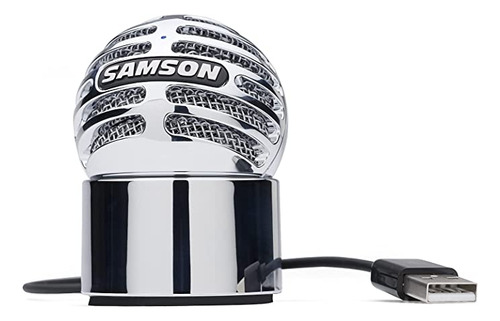 Micrófono De Condensador Usb Samson Meteorite, Cromado