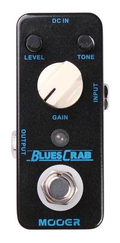 Mooer Blues Crab Pedal Blues Overdrive Guitarra