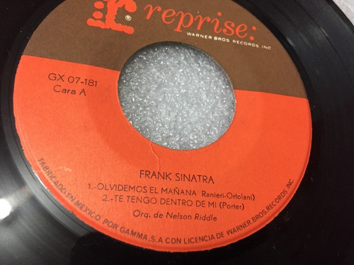 Frank Sinatra - Olvidemos El Mañana - Ep 45 Rpm 7 Vinyl (Usado)