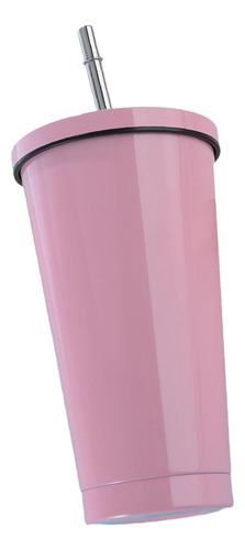 2x 500ml Taza De Acero Inoxidable De Vidrio Para Beber Con