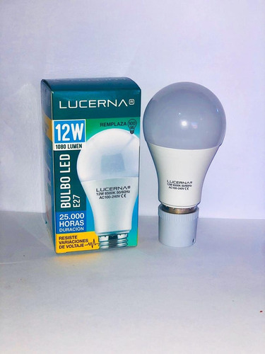 Bombillo Bulbo Led 12w Lucerna Fria Y Cálida 