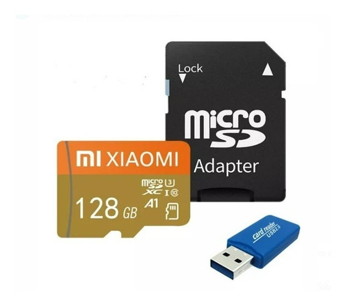 Memoria Micro Sd 128gb Clase 10 Celular Adaptador - Usb Dron