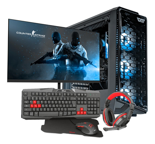 Pc Gamer Ryzen 5600g Ram 16gb Ssd 512gb Led 24  75hz Win 10