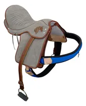 Comprar Sela Vaquejada Selote Cachoeirinha Campo Cavalgada Arreio Cor Sela Cinza E Conjunto Azul