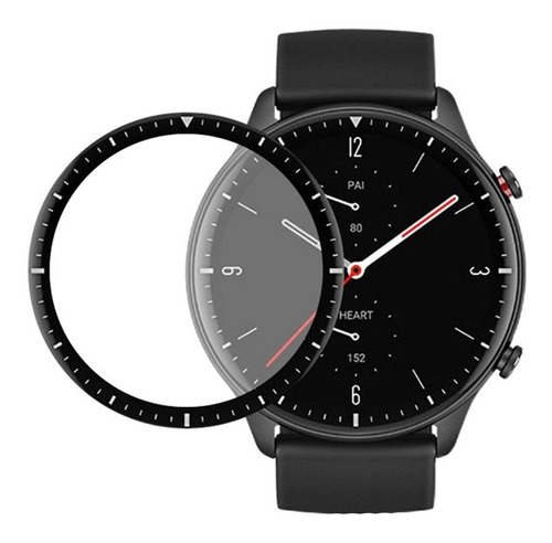 Kit 2x Película Silicone 3d Smartwatch Amazfit Gtr 2
