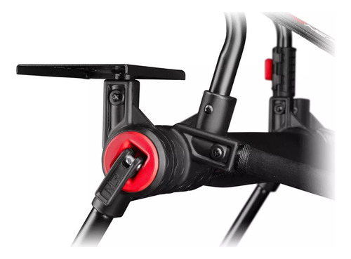 Soporte Simulador De Carreras Gt Lite Next Level Negro Rojo