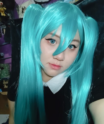Lentes De Contacto Azul Turquesa Cyan Para Cosplay