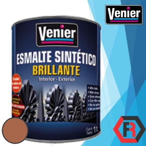 Esmalte Sintetico Antioxido 3p X 4l Negro Brillan G4 Venier 