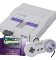 Comprar Console Super Nintendo Snes (anos 90) Completo + Brinde Modelo Fat Com 1 Controle Nintendo