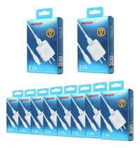 Comprar Paquete 10 Piezas Cargador Carga Rápida Usb 2.1a Con Cable