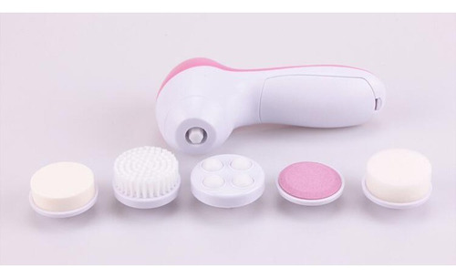 Cepillo de exfoliación, masajeador facial eléctrico 5 en 1