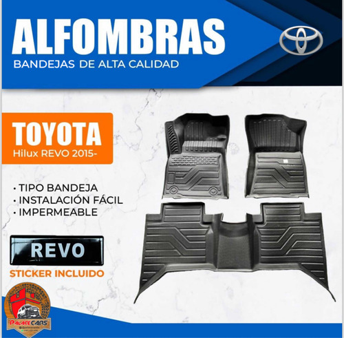 Alfombra Bandeja Toyota Hilux 2016-2024