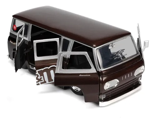 Jada Toys M&ms 1: Carro Fundido Ford Econoline Com Figura Ve