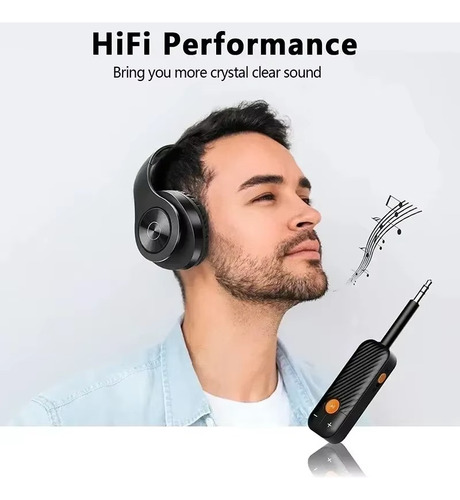 Transmisor Receptor De Audio Bluetooth 5.2, Adaptador Aux De