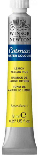 Aquarela Cotman W&n Tubo 346 Lemon Yellow Hue 8ml