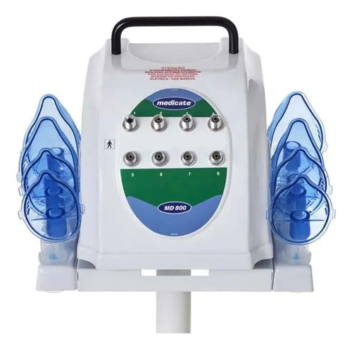 Nebulizador Hospitalar 8 Saídas Com Suporte Md800 Medicate