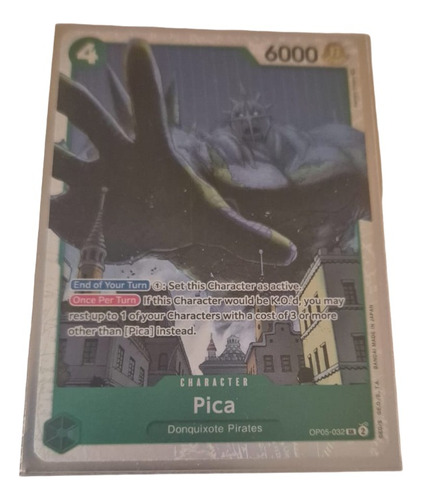 Pica Sr Carta One Piece Tcg Original+10 Cartas 