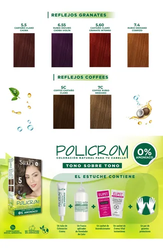 Policrom Tono Sobre TonoColoración Sin Amoníaco. Silkey