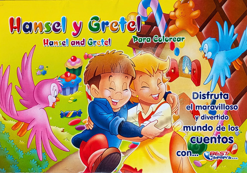Hansel Y Gretel Cuento Infantil Para Colorear Español Ingles