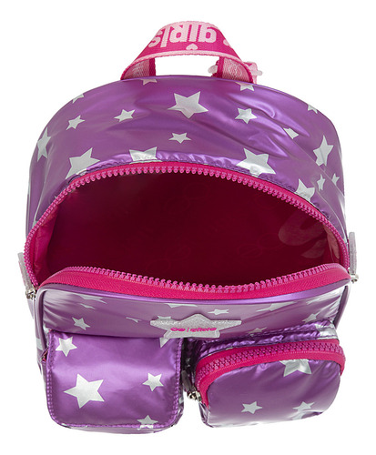 Bolsa Niñas Backpack Cloe Aladril Mediano Color Violeta