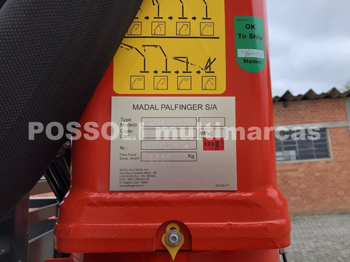 Munck Palfinger Madal 15500 2017 0km + Carroceria 7,50 Mts
