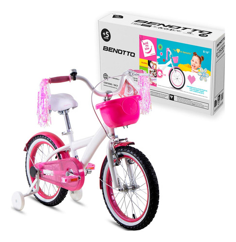 Bicicleta Benotto Urbana Build R16 Infantil Bicolor