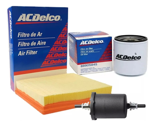 Kit 3 Filtros Acdelco Chevrolet Corsa Y Classic Original