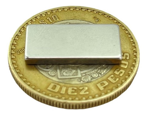 Iman De Neodimio 20mm X 10mm X 2mm N35 12000 Gauss 10 Piezas