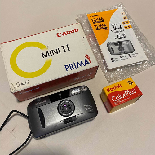 Canon Prima Mini Ii - 32mm 3.5 - Melhor Que Mju