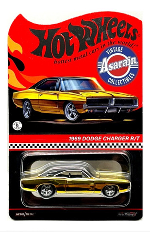 Dodge Charger Rt 1969 Rlc Exclusive Hot Wheels - 1/64