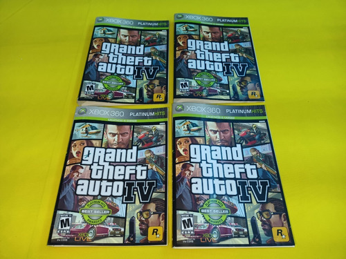 Portada Original Grand Theft Auto Iv Xbox 360 