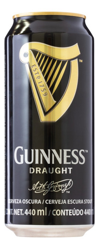 Cerveja Draught In Can 440ml Guinness