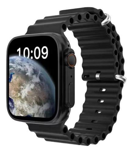 Smartwatch 8 Ultra Max | Reloj Inteligente Caja Negro Correa Negro Bisel Negro Diseño De La Correa Mesh