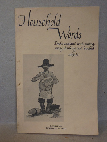 Household Words. Books Associated With Cooking, Eating...