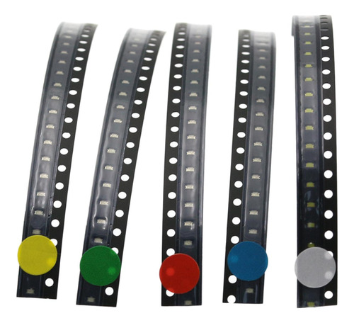 Luces De Diodo Led Smd De 5 Colores (20 Unidades = 100 Unida