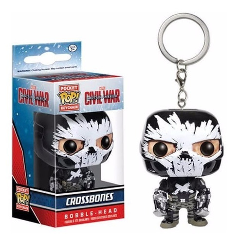 Captain America Civil War Crossbones Llavero Funko Pop