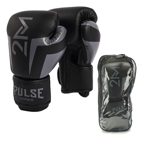 Imagen 1 de 9 de Guantes Boxeo 12 Oz Velcro Kick Importado Box Profesional