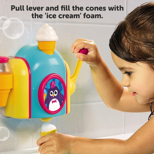 Imagen 3 de 3 de Fabrica De Helados Espuma Juego Para Baño Tomy 92119 Edu