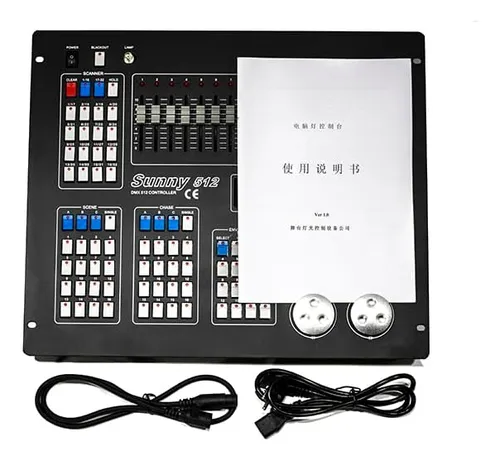 Controlador Dmx Shehds Dmx512 Dj Controlador Led Digital Di.