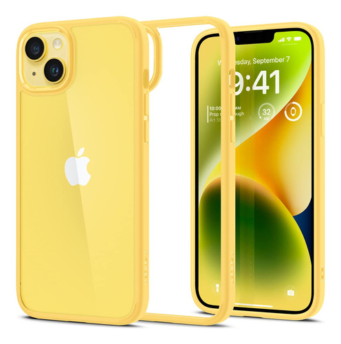 Funda Spigen Ultra Hybrid Para iPhone 14 - Amarillo