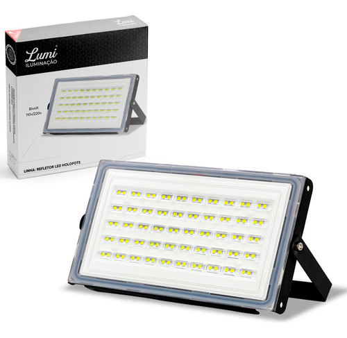 Refletor Led Modular 100w Ip67 Cor Da Luz Branco Frio 127/220V